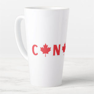 Modern canada canadian country Flag Souvenir Latte Mug
