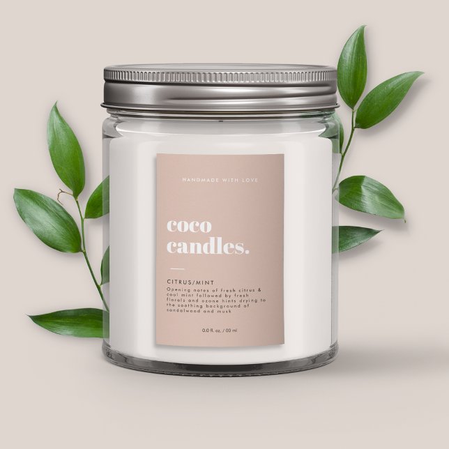 Modern Candle Label (Creator Uploaded)