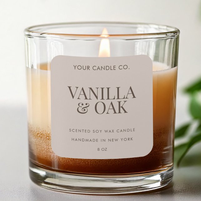 Modern Candle Label (Creator Uploaded)