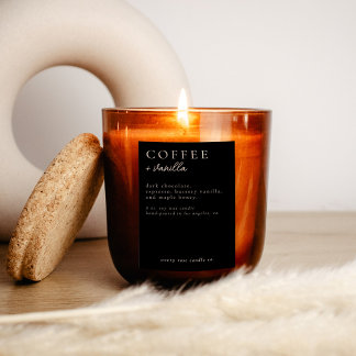 Modern Candle Or Food Label