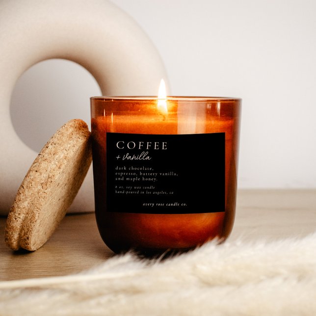 Modern Candle Or  Food Label (Creator Uploaded)