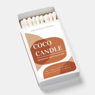 Modern Candle Personalized Matches