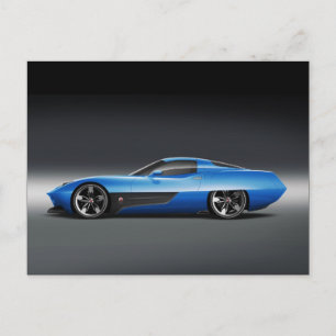 Modern car 27 postcard