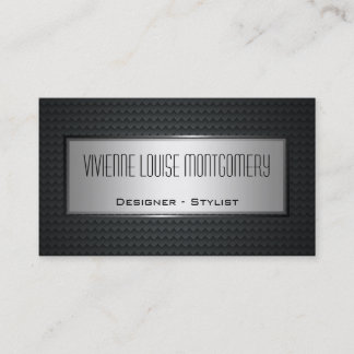 Modern Carbon Fiber Professional Business Card