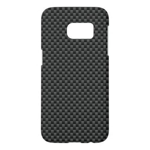 Modern Carbon Fiber Style Print Background Samsung Galaxy S7 Case