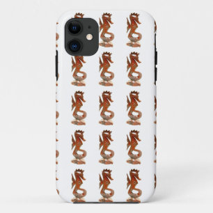 modern carved seahorse case