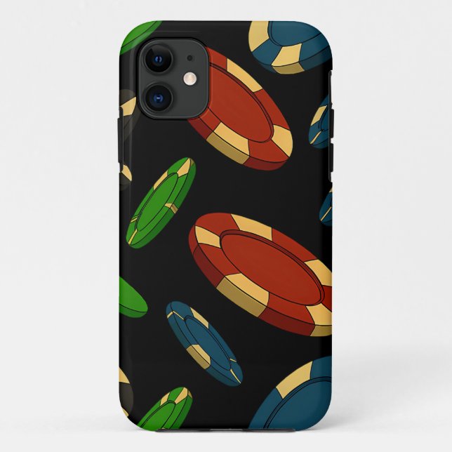 Modern Casino Chips 3D Art Design Case-Mate iPhone Case (Back)