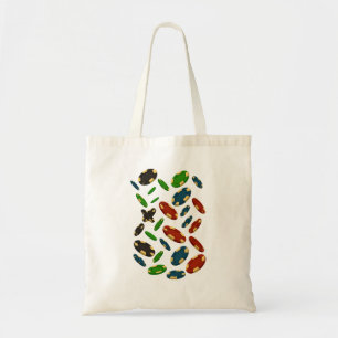 "Modern Casino Chips 3D Art Design" Tote Bag