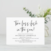 Modern Casual and Fun, Bridal Shower Beach Party Invitation (Standing Front)