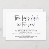 Modern Casual and Fun, Bridal Shower Beach Party Invitation (Front/Back)