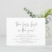 Modern Casual and Fun, Bridal Shower Beach Party Invitation (Standing Front)