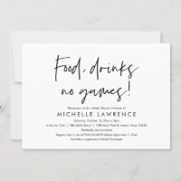 Modern Casual, fun and playful Bridal Shower Party