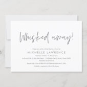 Modern Casual, fun and playful Bridal Shower Party Invitation (Front)