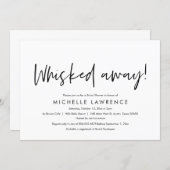 Modern Casual, fun and playful Bridal Shower Party Invitation (Front/Back)