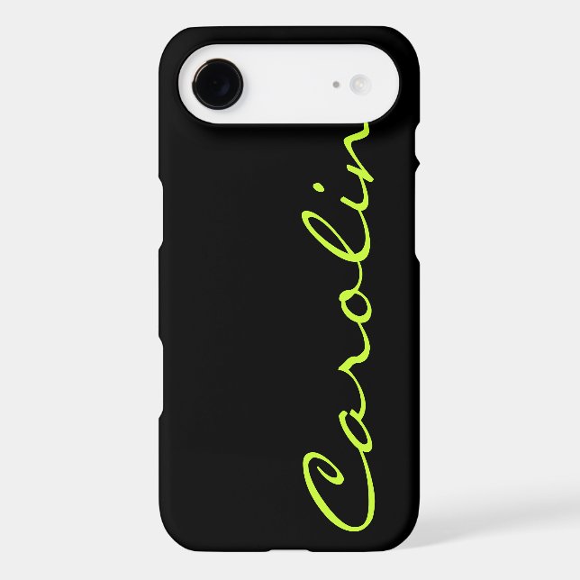 Modern Casual Monogram Personalized Case-Mate iPhone Case (Back)