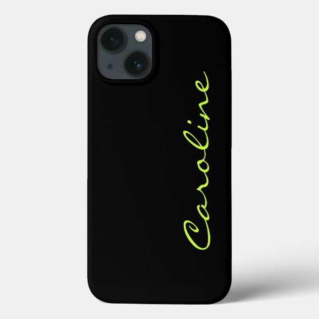 Modern Casual Monogram Personalized Case-Mate iPhone Case (Back)