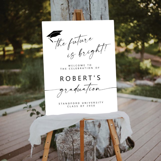 Modern Casual Script Graduation Party Foam Boards (Creator Uploaded)