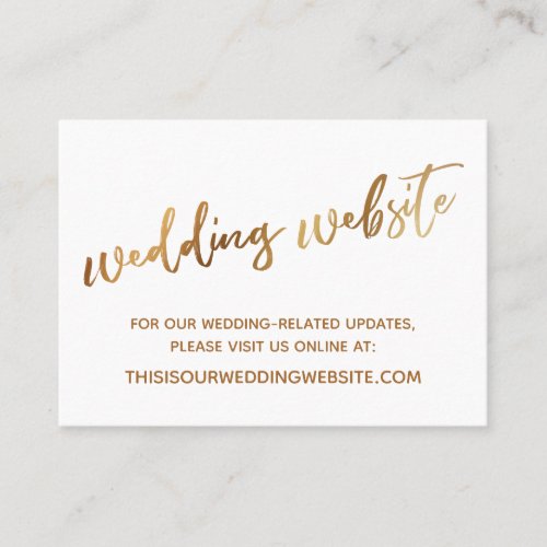 Modern Casual Wedding Website  Save the Date Card