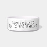 Modern Cat Dog Perfect for Pet Owner Food Water Bowl<br><div class="desc">Modern Cat Dog Perfect for Pet Owner Food Water Bowl</div>