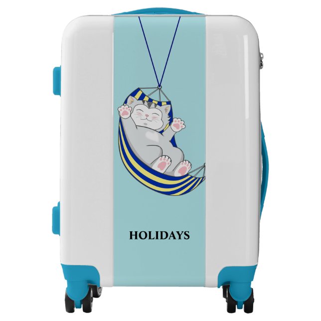 Modern Cat Nap in a Hammock Luggage (Front)