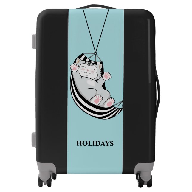 Modern Cat Nap in a Hammock Luggage (Front)