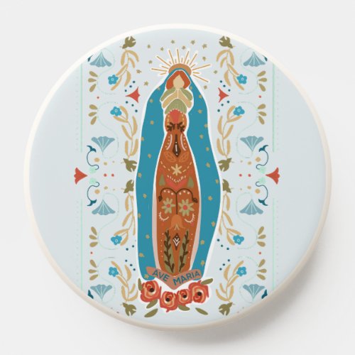 Modern Catholic Blessed Mother  PopSocket