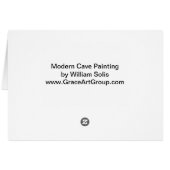 Modern Cave Painting Cards (Back Horizontal)