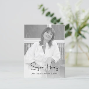 Modern Celebration of Life Funeral Program 