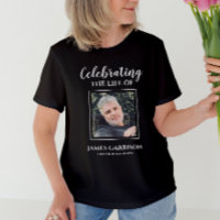 Modern Celebration Of Life With Picture Memorial