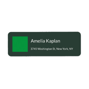 Modern Celtic Green Minimalist Professional Label