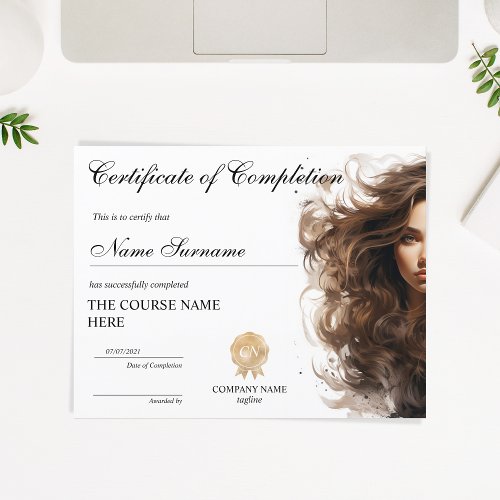 Modern Certificate of Completion Award Course 