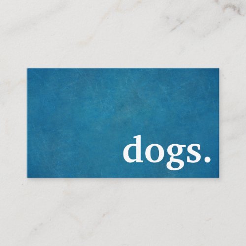 Modern chalkboard dogs loyalty punch card