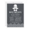 Modern Chalkboard Little Man Mustache Baby Shower