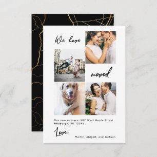 Modern Change of Address Moving Announcement Photo