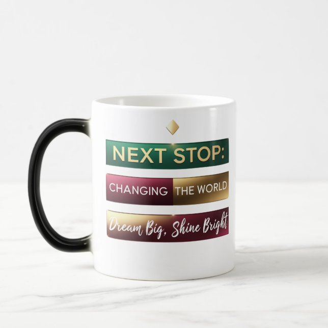 Modern Changing the World Mug –  (Left)