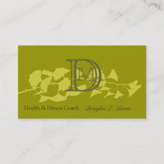 Modern Charming Elegant Nature Branch Business Card