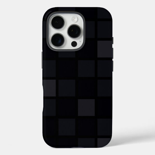 Modern Checkered Pattern Case-Mate iPhone Case (Back)