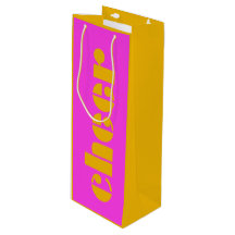 Modern Cheer Fuchsia Pink and Orange