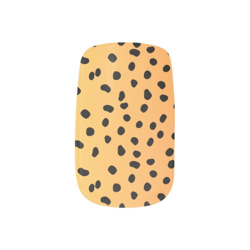 Modern Cheetah Print  Minx Nail Art