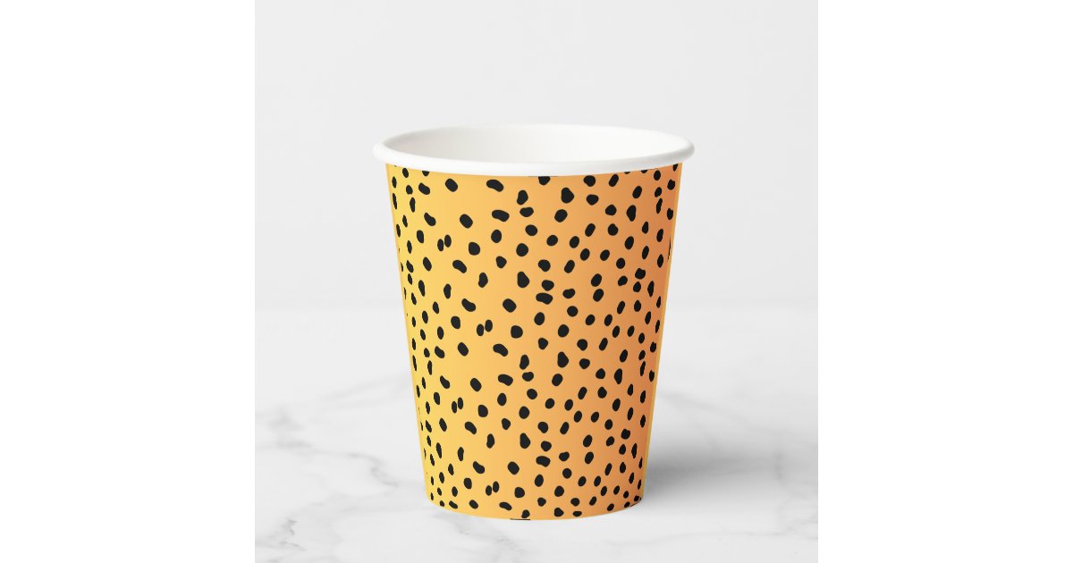 Cheetah Print Paper Cups