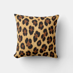 Modern Cheetah Print Pattern – Bold Animal Print Throw Pillow