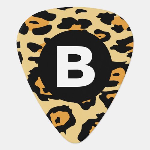 Modern Cheetah Spots Pattern Guitar Pick