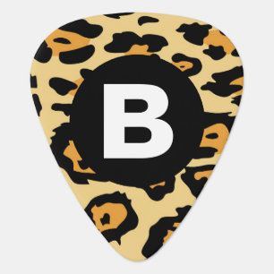Modern Cheetah Spots Pattern Guitar Pick