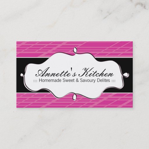 Customizable Modern Chef Business Cards