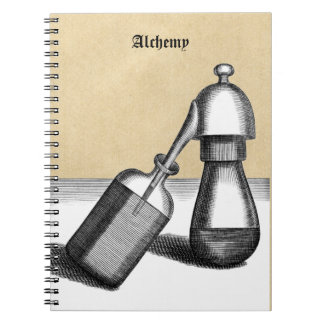 Modern Chemistry Medieval Alchemy Notebook