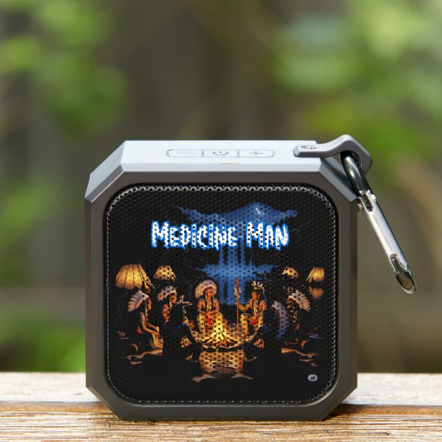 Modern Cherokee Medicine Man Bluetooth Speaker (Insitu(Outdoor))
