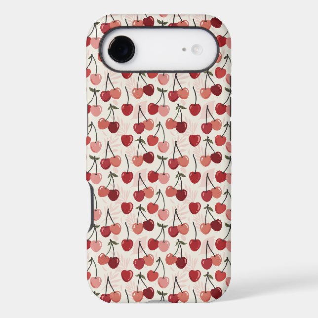 Modern Cherry Pattern Case-Mate iPhone Case (Back)