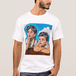 Modern Cherub Painting - Inspired by Rembrandt T-Shirt