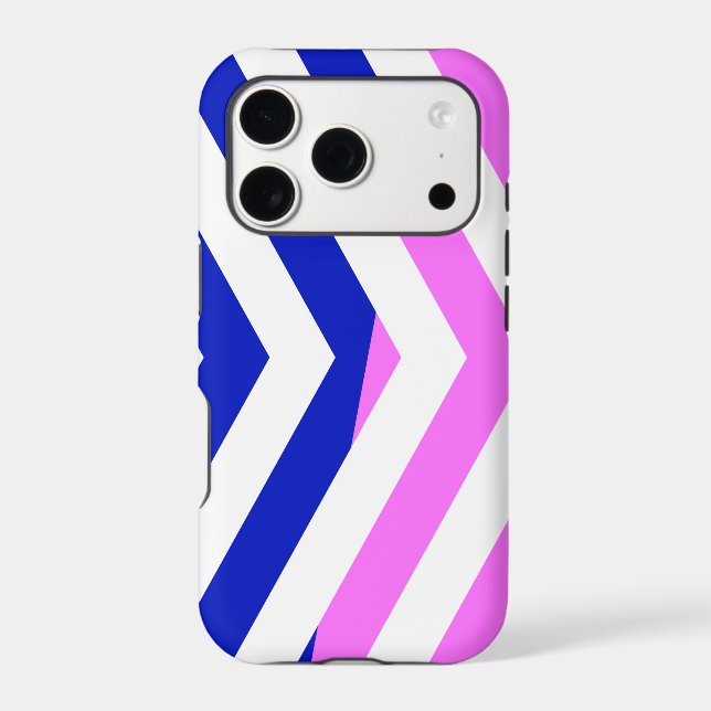 Modern Chevron Pattern Design Case-Mate iPhone Case (Back)