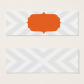 MODERN CHEVRON SKINNY CARD (Front & Back)